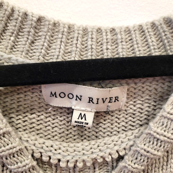 Moonriver Knit Sweater Size Med M Cozy - Picture 5 of 5